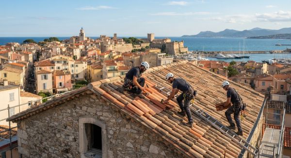 Des couvreurs à Antibes offrant des services de toiture variés