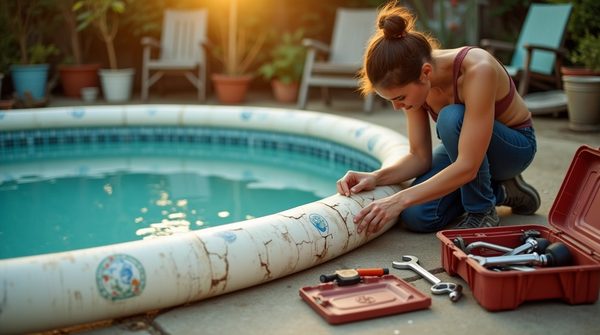 Réparer une piscine tubulaire : guide créatif et technique pour un été sans fuites