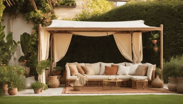 Tonnelle à gifi : un confort extérieur surprenant pour votre jardin