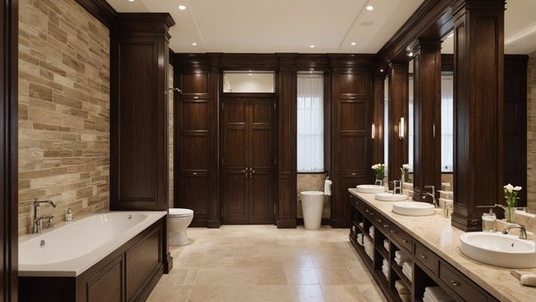 Des colonnes salle de bain en bois pour un rangement élégant