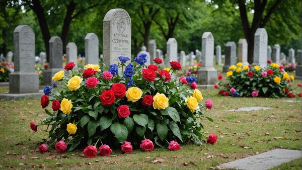 Fleurs artificielles cimetière : beauté éternelle sans entretien